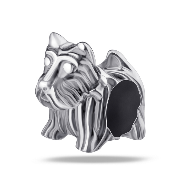 Серебряный шарм Собачка (арт. 7903/3100561) – изображение 1