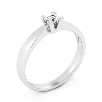 Золота каблучка з діамантом (арт. К011197015б)