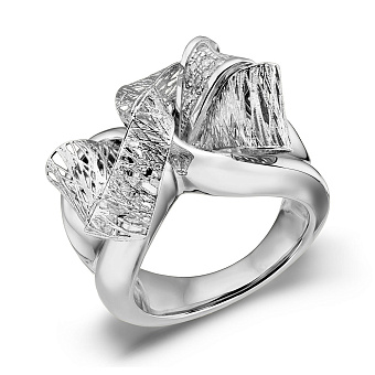 Массивное золотое кольцо Francelli с фианитами (арт. е156701б)