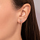 Серьги из красного золота с бриллиантами (арт. С011742010) – изображение 2