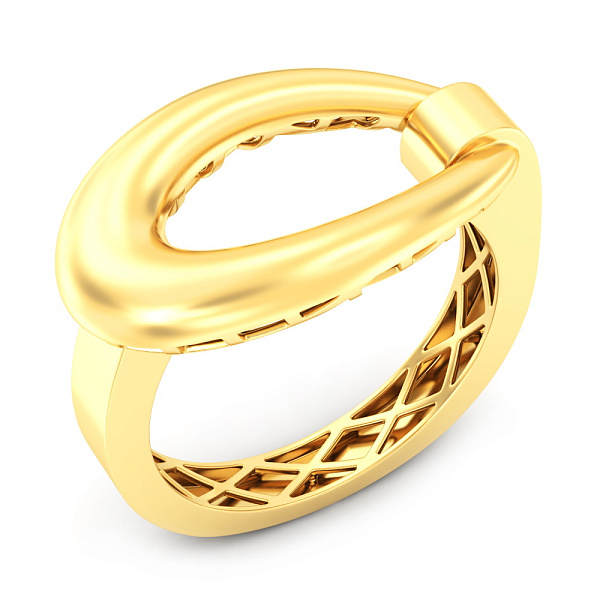 Кольцо из желтого золота (арт. 141346ж) – изображение 1