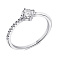 Серебряное кольцо с фианитами (арт. 7501/6408) – изображение 1