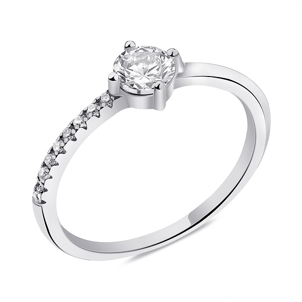 Серебряное кольцо с фианитами (арт. 7501/6408) – изображение 1