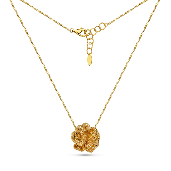 Золотое колье Francelli Цветок (арт. 352901ж) – изображение 2
