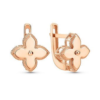 Серьги из красного золота (арт. 109525/10)