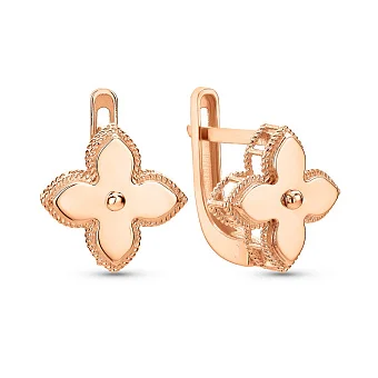 Сережки з червоного золота (арт. 109525/10)