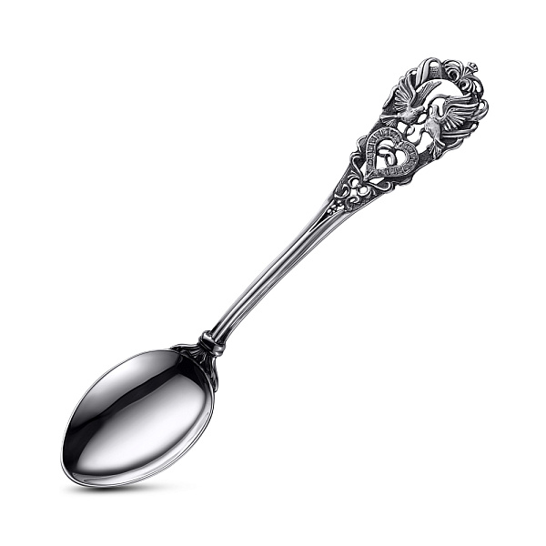 Серебряная ложка Совет да любовь (арт. 7922/8110019) – изображение 1
