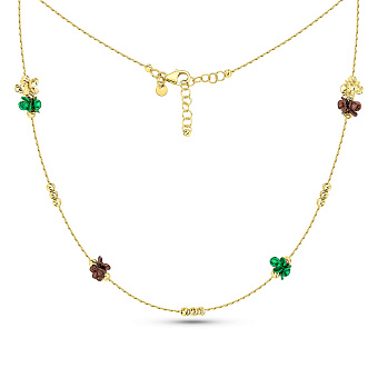 Фото Колье из желтого золота Francelli (арт. 352588жзкр)