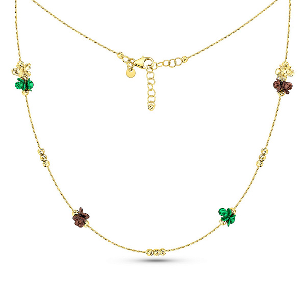 Колье из желтого золота Francelli (арт. 352588жзкр) – изображение 1