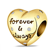 Фото Срібний шарм в формі серця з жовтим родіюванням (арт. 7503/3292ж)