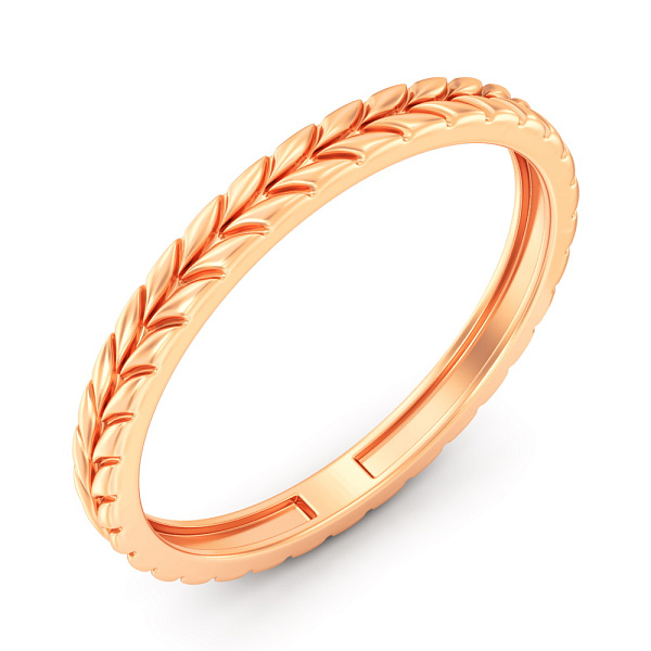 Тонка золота каблучка Колосок (арт. 1401071) – зображення 1