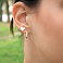 Серьги из красного золота без камней (арт. 2007605101) – изображение 2