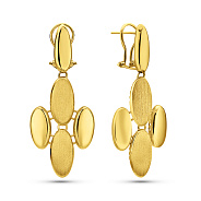 Серьги Francelli из желтого золота (арт. е1091798ж)