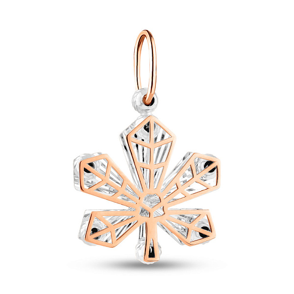 Золотий підвіс Листок Каштану (арт. 440952а) – зображення 1