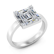 Золота каблучка з діамантами (арт. К011298060б)