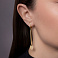 Длинные золотые серьги-подвески (арт. 107545ж) – изображение 2