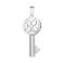 Підвіска з білого золота Ключик (арт. 423395б) – зображення 1
