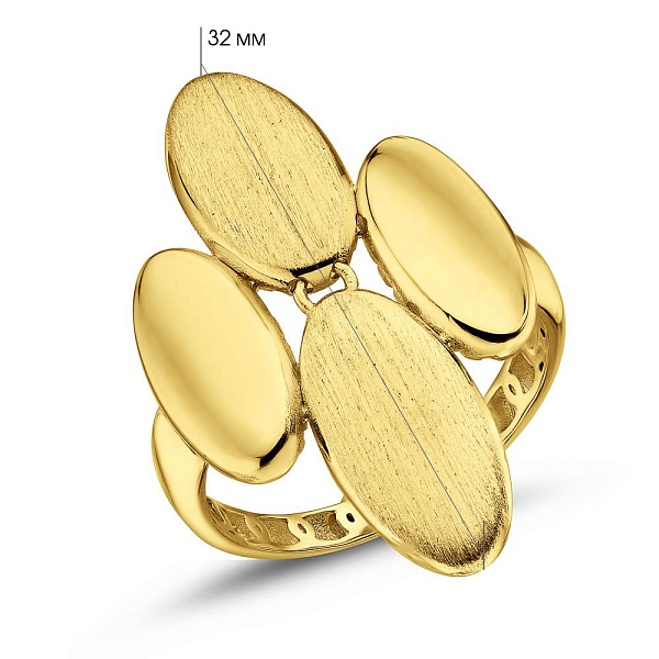 Каблучка з жовтого золота Francelli (арт. е156619ж) – зображення 6