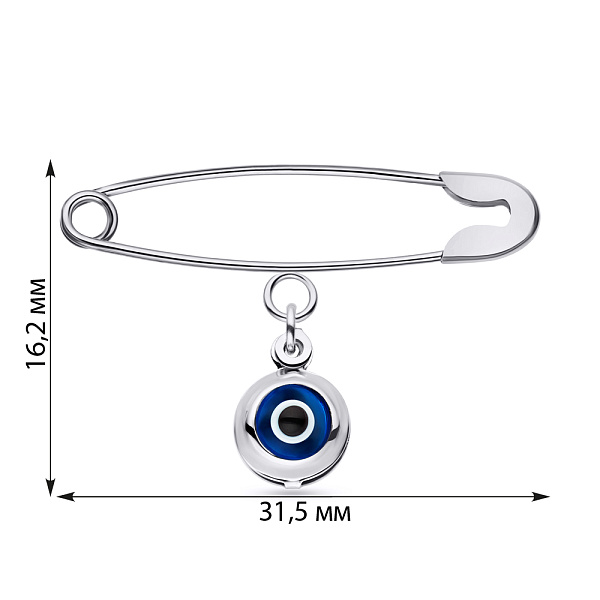 Серебряная булавка (арт. 7511/117ас) – изображение 2