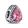 Серебряный шарм Капля с альпинитом (арт. 7903/П5ФР/7109) – изображение 1