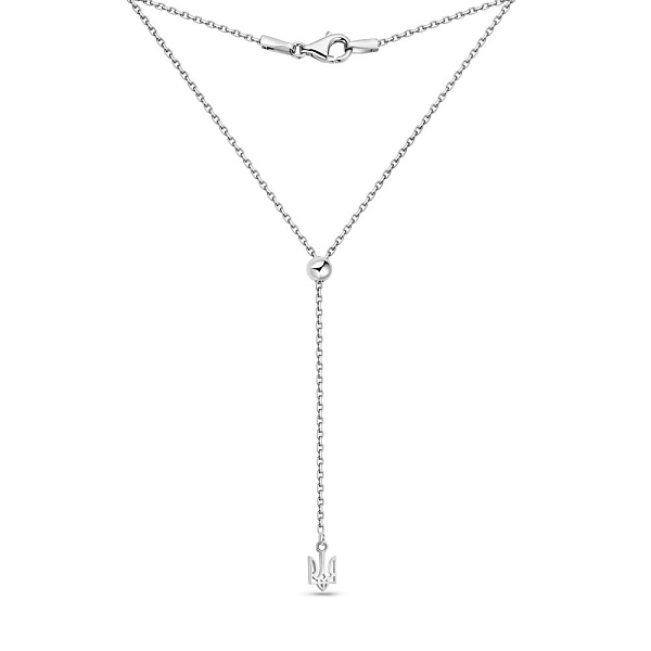 Колье Fly из белого золота Герб Украины-Трезубец (арт. 370088/1б) – изображение 2