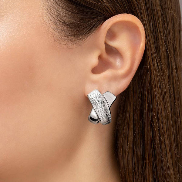Золотые серьги Francelli (арт. е1091766б) – изображение 2