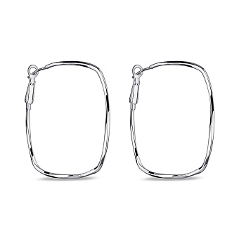 Серебряные серьги без камней (арт. 7502/9831)