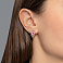 Золотые серьги с фианитами (арт. 111482цв) – изображение 2
