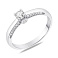 Серебряное кольцо с фианитами (арт. 7501/8643) – изображение 1
