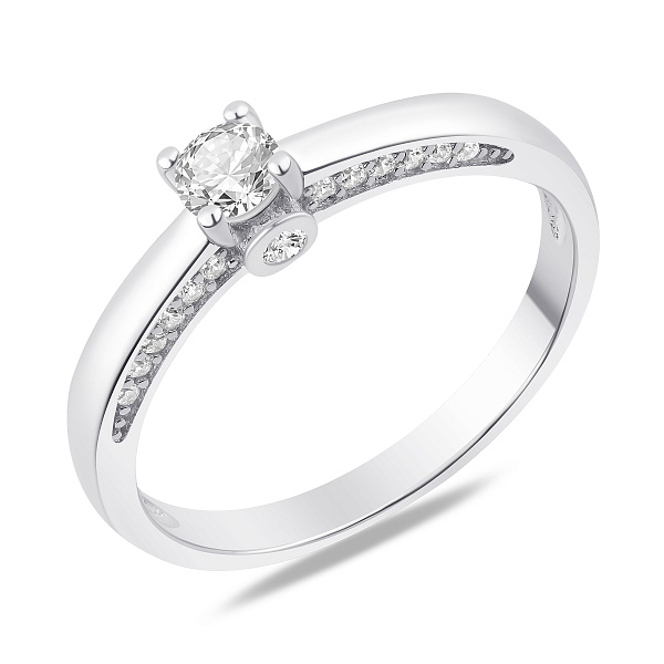 Серебряное кольцо с фианитами (арт. 7501/8643) – изображение 1