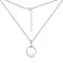 Срібне кольє з фіанітом (арт. 7507/893) – зображення 2