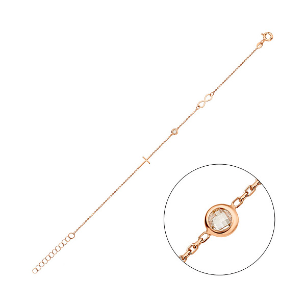 Браслет з червоного золота (арт. 326919) – зображення 1