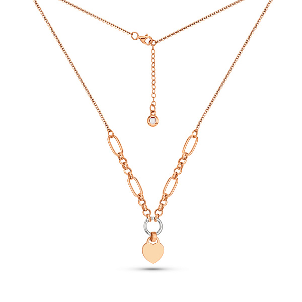 Колье из красного и белого золота (арт. 352425кб) – изображение 2