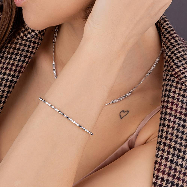 Браслет з білого золота Francelli (арт. 326789б) – зображення 4