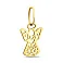 Золотой кулон Ангел (арт. 440884ж) – изображение 1