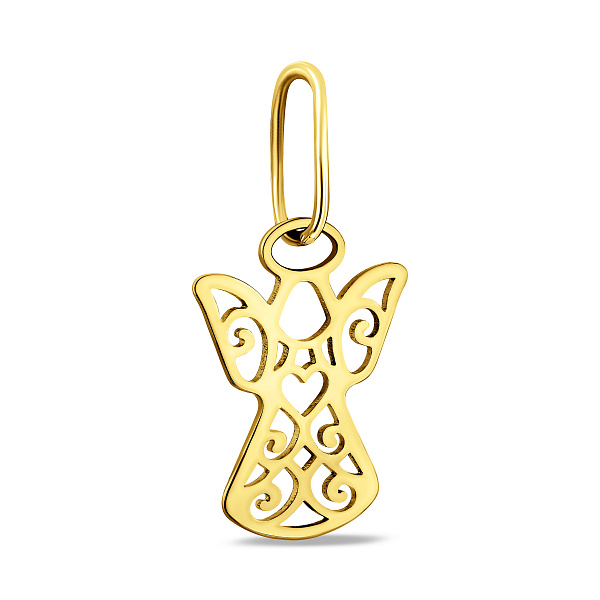 Золотой кулон Ангел (арт. 440884ж) – изображение 1