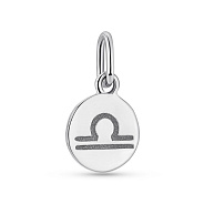 Срібний кулон Терези без каменів (арт. 7503/690вспп)