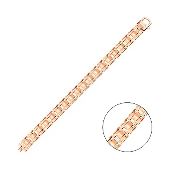 Браслет из красного золота (арт. 3261198)