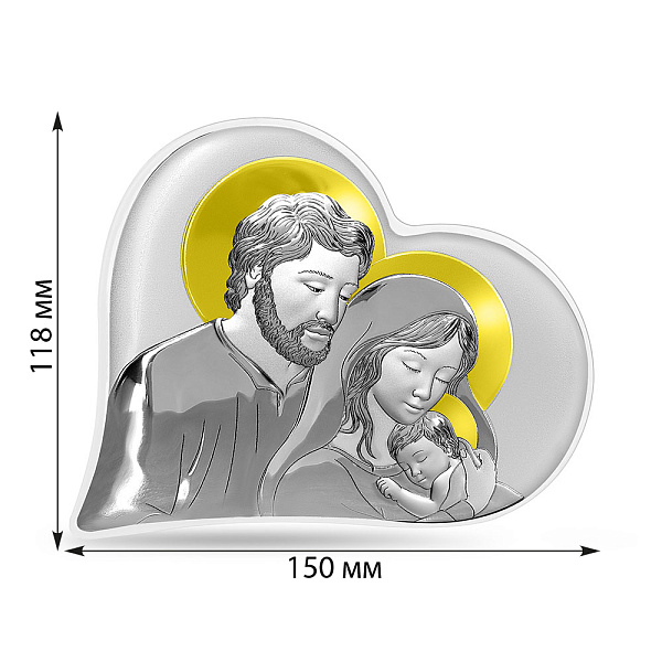 Икона Святое Семейство (арт. KS-2/025G/B) – изображение 2