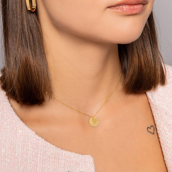 Кольє Монета з жовтого золота (арт. 352813ж) – зображення 3
