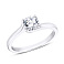 Серебряное кольцо с фианитом (арт. 7501/3808) – изображение 1
