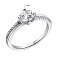 Серебряное кольцо с фианитами (арт. 7501/6558) – изображение 2