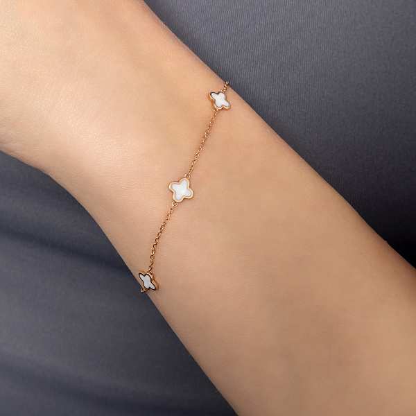 Золотой браслет с эмалью (арт. 341211еп) – изображение 2