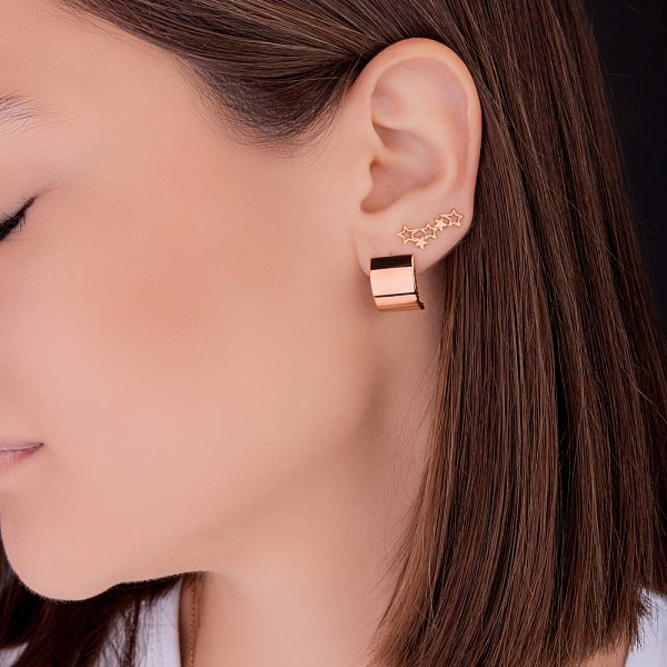 Сережки з червоного золота (арт. 121400а) – зображення 3