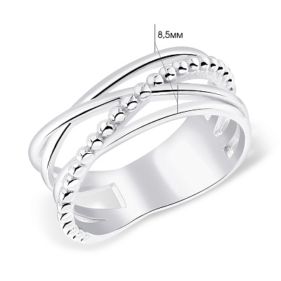 Широкое кольцо из серебра Trendy Style (арт. 7501/5580)