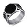 Серебряная печатка з ониксом  (арт. 7906/2364о) – изображение 1