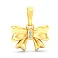 Золотий кулон Бантик з діамантами (арт. П011834ж) – зображення 1