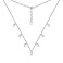 Серебряное колье с подвесками (арт. 7507/509) – изображение 2