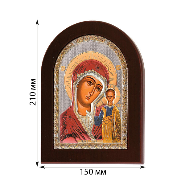 Ікона Пресвята Богородиця Казанська (210х150 мм) (арт. MA/E1106BX-C) – зображення 2