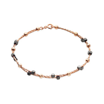 Золотой женский браслет (арт. 323757ч)